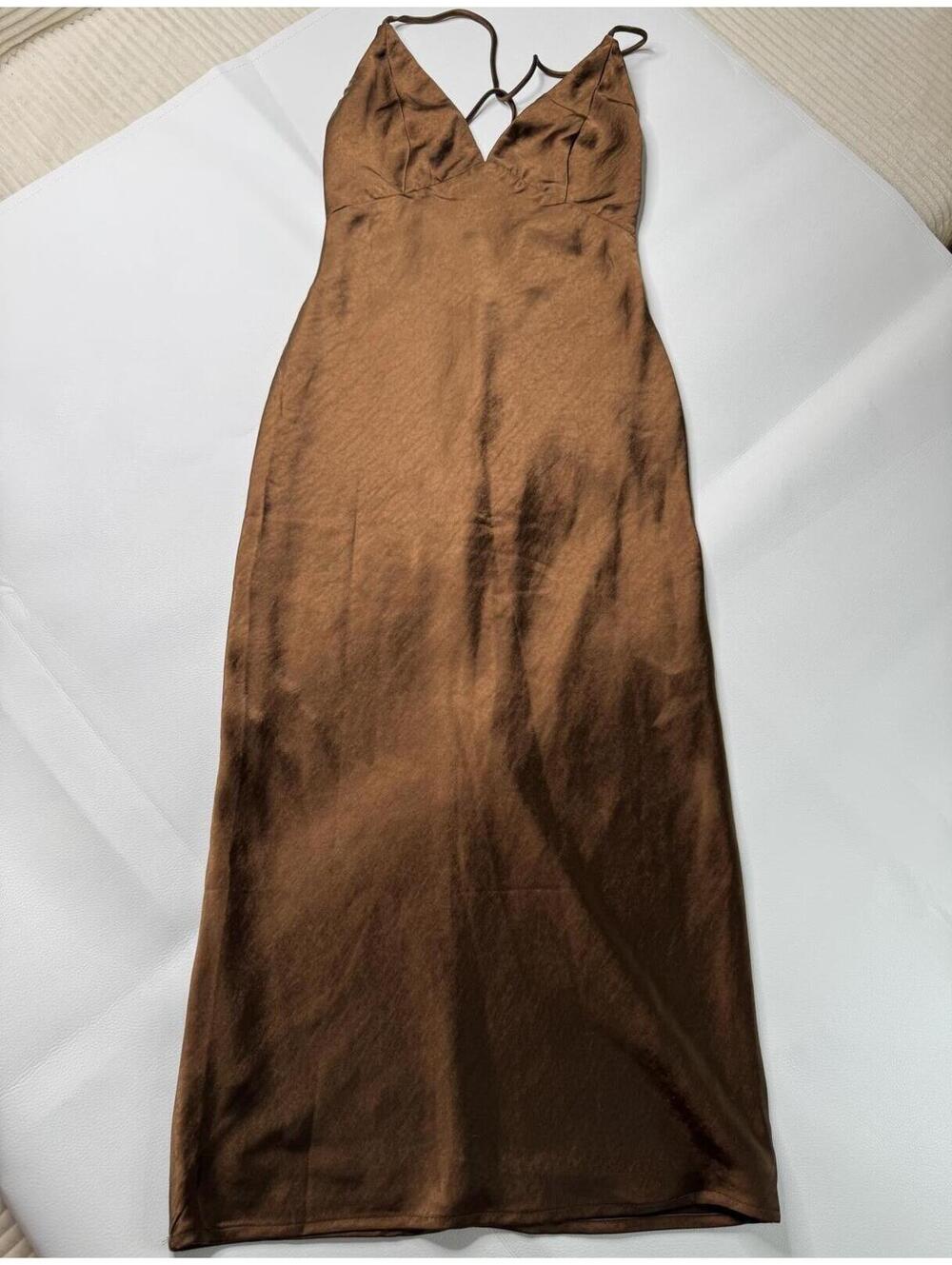 Hello Molly Brown Satin Slip Dress XS